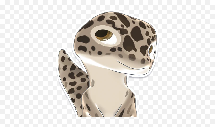Telegram Sticker From Bruce The Leopard Gecko Pack Emoji,Leopard Print Emoji