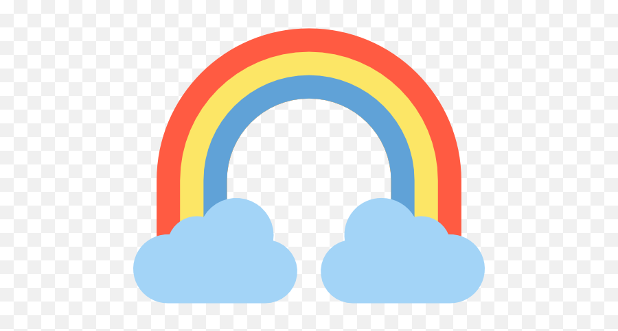 Rainbow - Free Nature Icons Emoji,Rainbpw Emoji