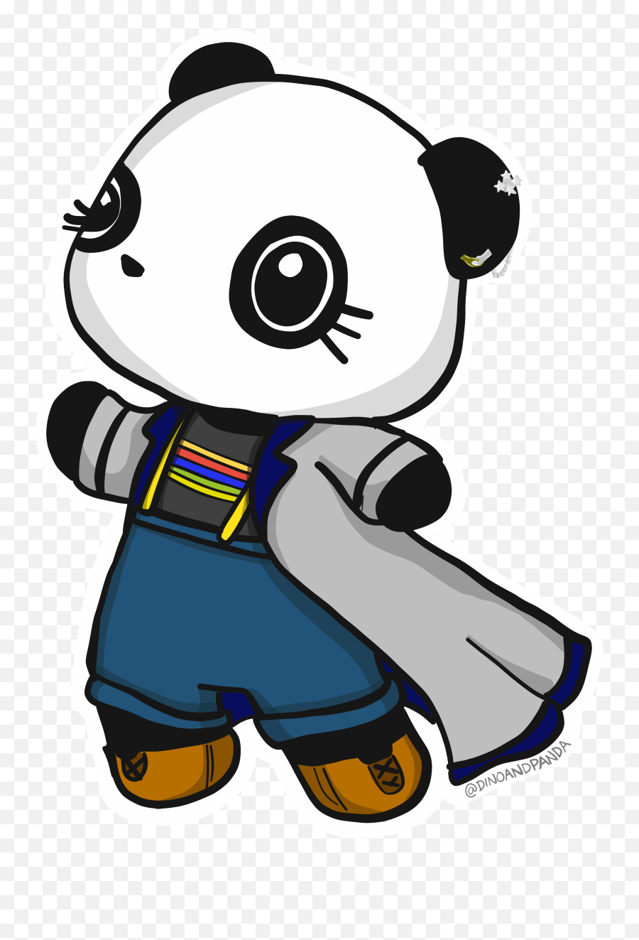 Panda Emoji,Panda Emoji Chibi Png