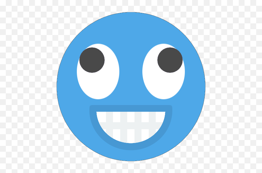 Nogoalfaces Emoji,Blue Sweating Emoji