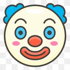Discord Clown Emoji - Transparent Clown Emoji Png,Thonk Emoji