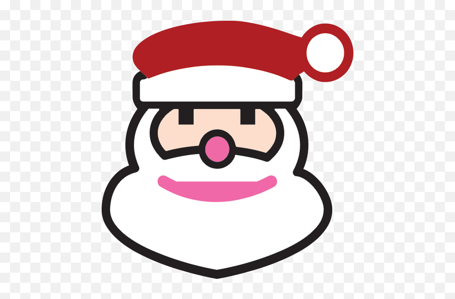 Father Christmas - Santa Claus Emoji,Christmas Emoticons