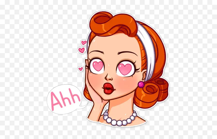 Pinup - Girl Whatsapp Emoji,Mystic Messenger Jaehee Emoji