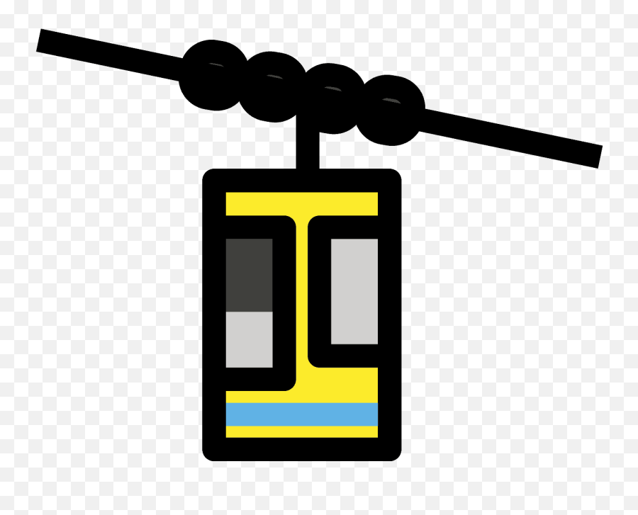 Aerial Tramway Emoji Clipart - Vertical,Gondola Emoji