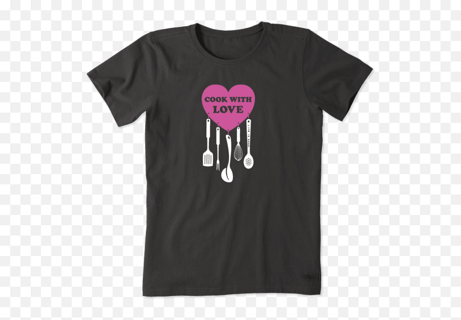 Sale Womens Cook With Love Crusher Tee Emoji,Swag Emoji Outfits For Girls