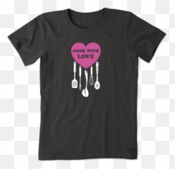 Sale Womens Cook With Love Crusher Tee Emoji,Swag Emoji Outfits For Girls
