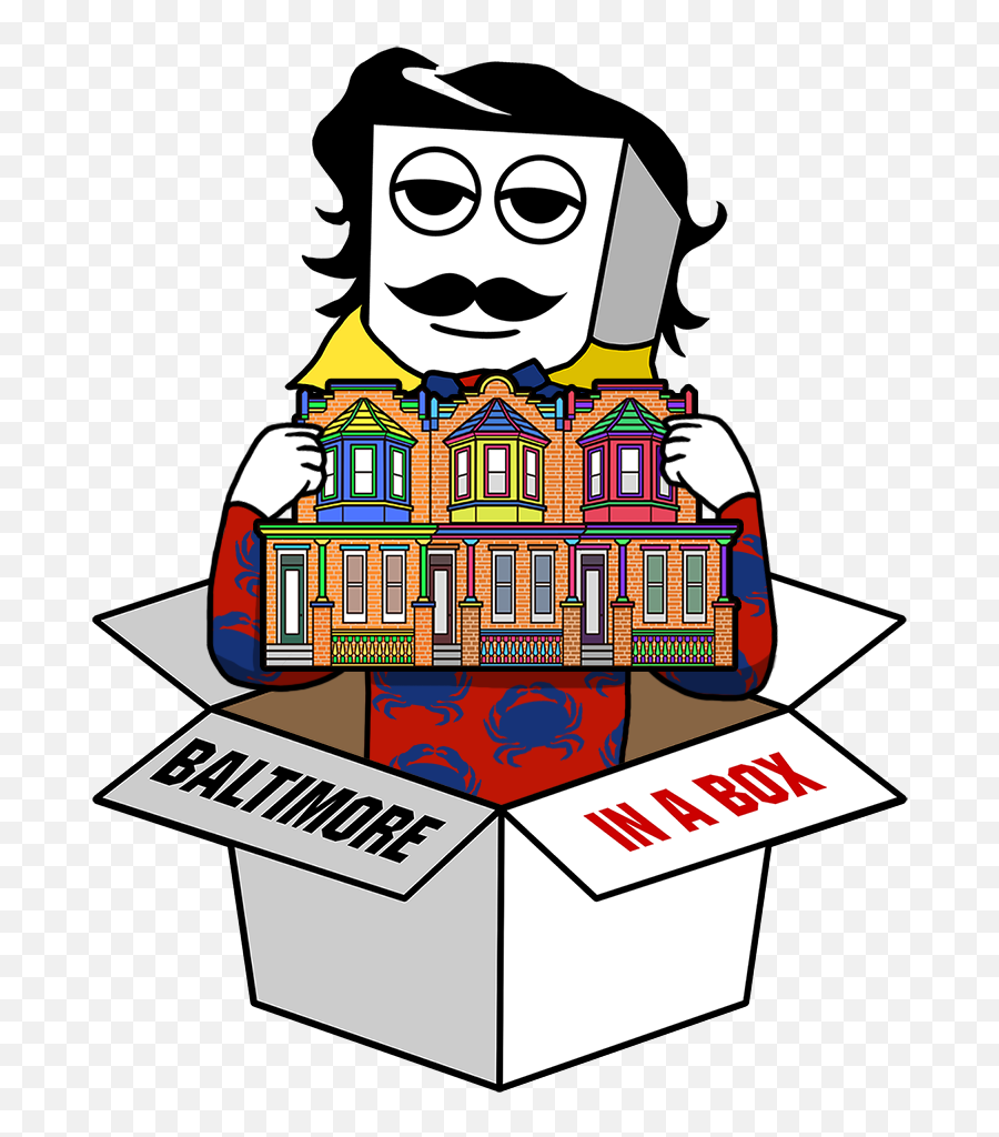 House Warming Baltimore Box U2014 Baltimore In A Box Emoji,Ship Wheel Emoji
