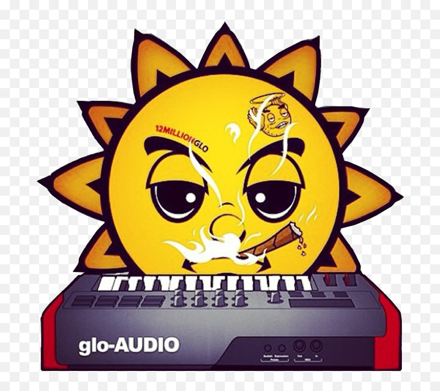 Glo Gang Sun Logo Posted - Dangers Of The Sun Emoji,Glo Gang Emoji