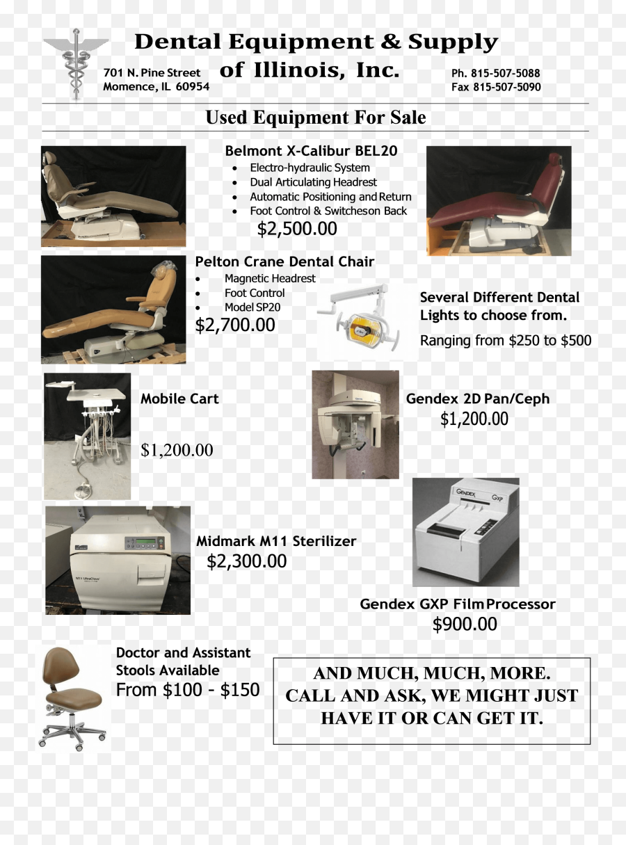 Used Dental Equipment Dental Lights Momence Il - Vertical Emoji,$1000 Emoji Machine