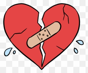 How To Draw A Broken Heart - Transparent Cartoon Broken Heart Emoji,Broke Heart Emoji