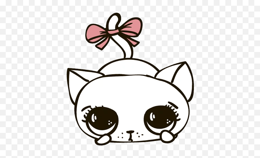 Telegram Sticker 023 - Vinilo Gatito Emoji,Mouse Bunny Bear Emoji