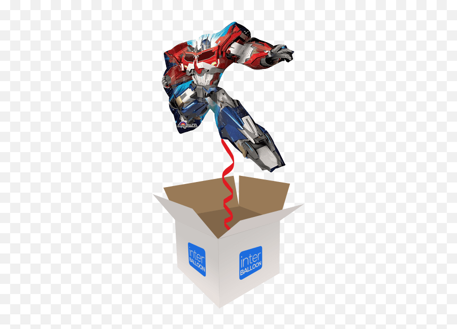 Ilford Helium Balloon Delivery In A Box Send Balloons To Ilford - Optimist Prime Balloon Emoji,Optimus Prime Emoji