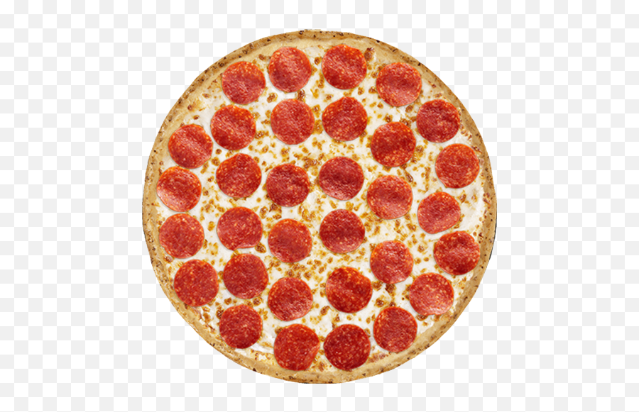 Pepperoni Pizza - Pepperoni Pizza Top View 500x500 Png Pizza Pepperoni Png Emoji,Pizza Emoji Dominos