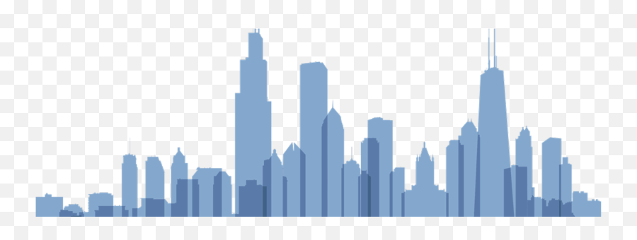 Elk Grove Village Skyline Chicago Loop - Chicago Skyline Silhouette Emoji,Skyscraper Emojis