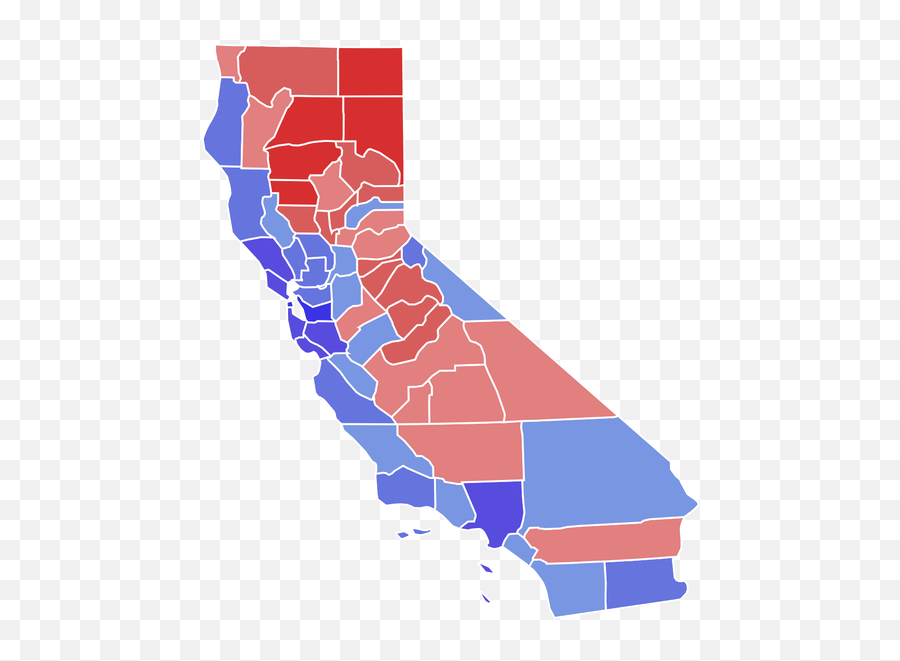 Almost Equally Divided Politically - California 2020 Election Results Emoji,Superpower Split Emotion