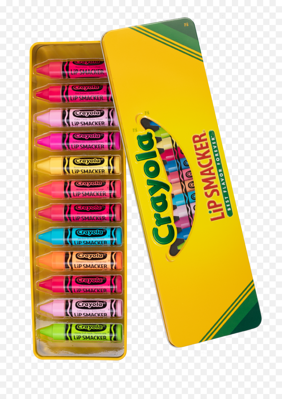 Lip Smacker 12 Piece Crayola Lip Balm Vault - Horizontal Emoji,Crayon Emoji