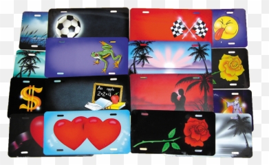 Custom License Plates Street Signs U0026 More Jim Thorpe Pa - Custom License Plates Pa Emoji,Emoji Plates