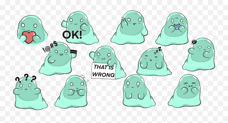 Cute Stickers For Telegram Whatsapp - Sorry Whatsapp Sticker Cute Emoji,Emotions Slime Project