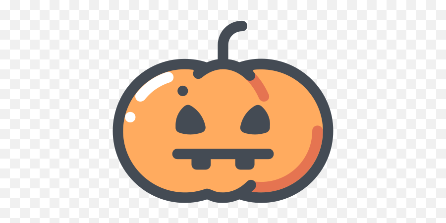Halloween Pumpkin Icon - Jack O Lantern Png Transparent Emoji,Pumpkin Ios Emojis