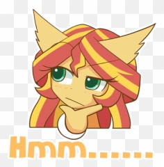 Howxu Sunset Shimmer - Fictional Character Emoji,Sunset Emoji