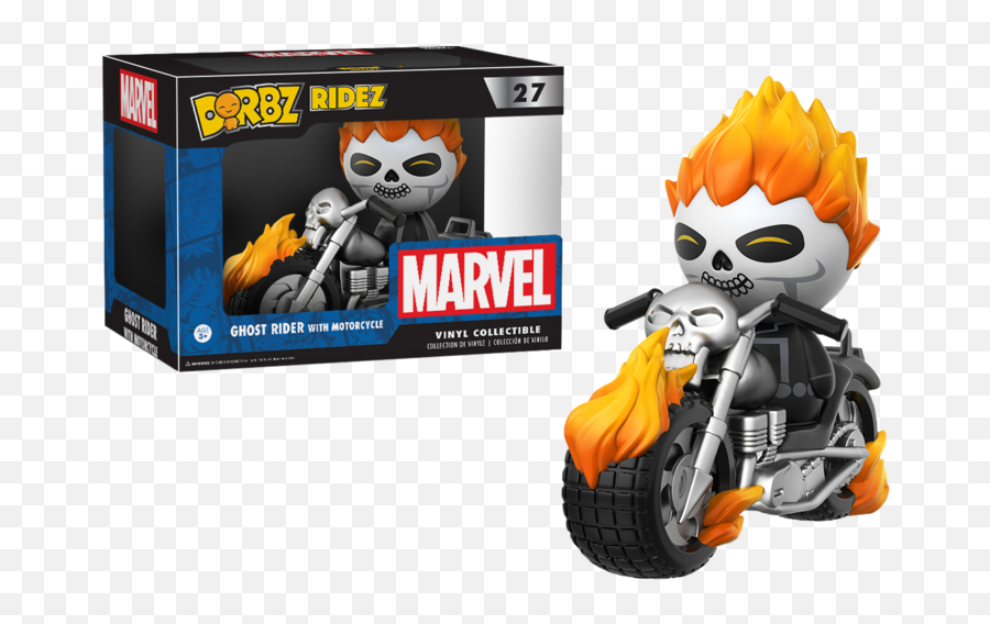 Download Ghost Rider With Motorcycle Dorbz Vinyl Figure - Dorbz Ridez Ghost Rider Emoji,Funko Marvel Emojis
