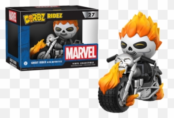 Download Ghost Rider With Motorcycle Dorbz Vinyl Figure - Dorbz Ridez Ghost Rider Emoji,Funko Marvel Emojis