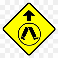 Httpsfreesvgorgwooden - Stampvectorillustration 05 2014 Pedestrian Crossing Is Ahead Emoji,Slippery Man Emoticon For Caution Sign