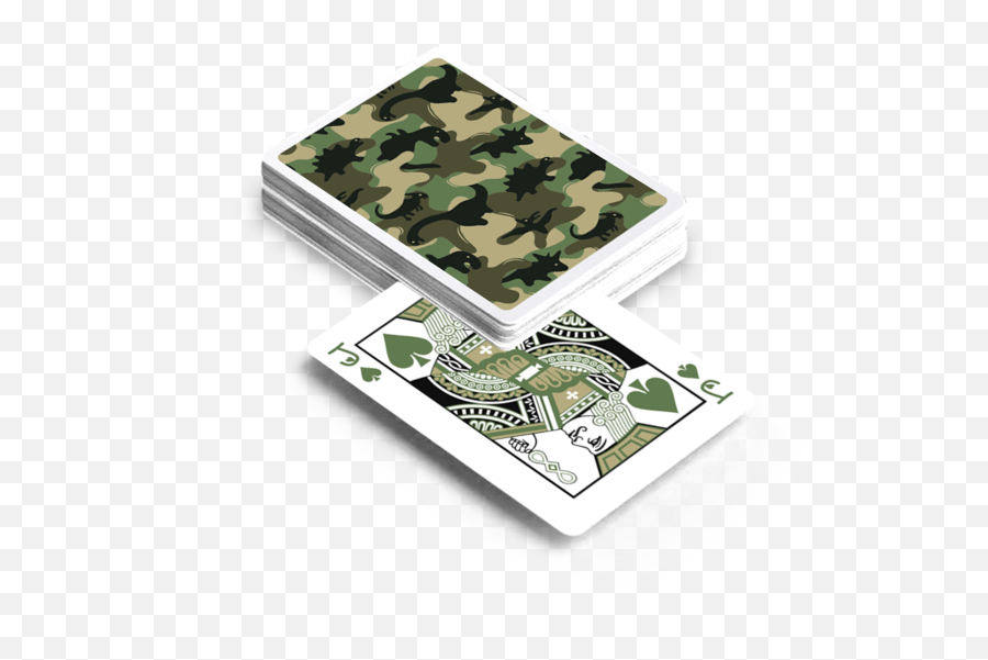 Tcc Presents - Military Camouflage Emoji,Dinosaur Emotion Cards