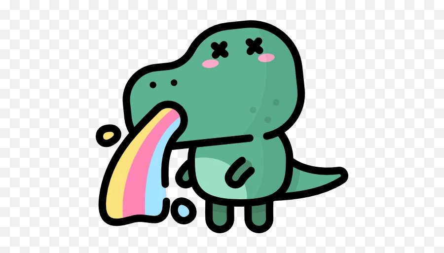 Little Dinosaur - Telegram Sticker Emoji,Emoticons Telgram Stickers