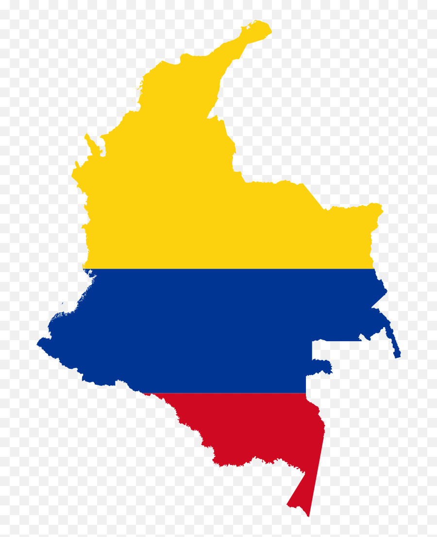 Yoair Blog - Colombia Flag Map Transparent Emoji,What A So Yellow Emotion Colombian English