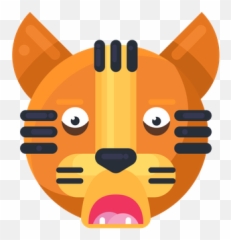 Best Premium Tiger Winking Expression - Illustration Emoji,What's With The Animal Emoticon Selfies