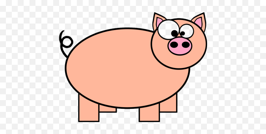 Cartoon Pig 2 Png Svg Clip Art For Web - Download Clip Art Cartoon Pig 2 Clip Art Emoji,Pig And Person Emoji