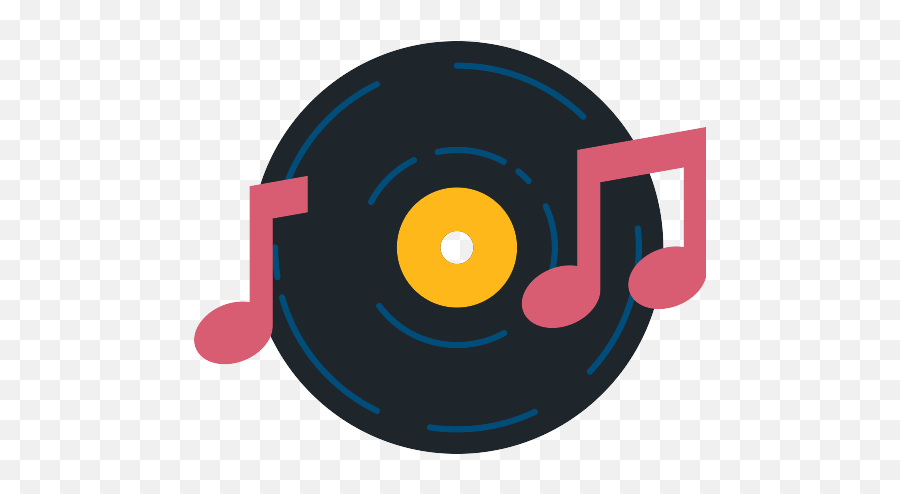 Vinyl Record Vector Svg Icon 9 - Png Repo Free Png Icons Cd Cartoon Png Emoji,Record Player Emoji