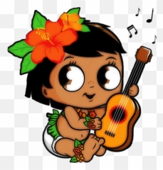 Ukulele Sticker Challenge On Picsart - Playing Ukulele Clipart Emoji,Ukulele Anime Emojis