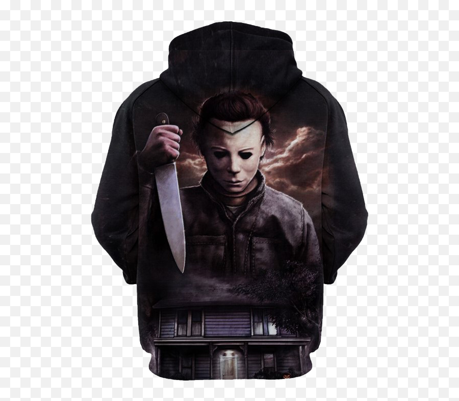 Halloween Michael Myers 3d Hoodie - Michael Myers Wallpaper Iphone Emoji,Michael Myers Emoji