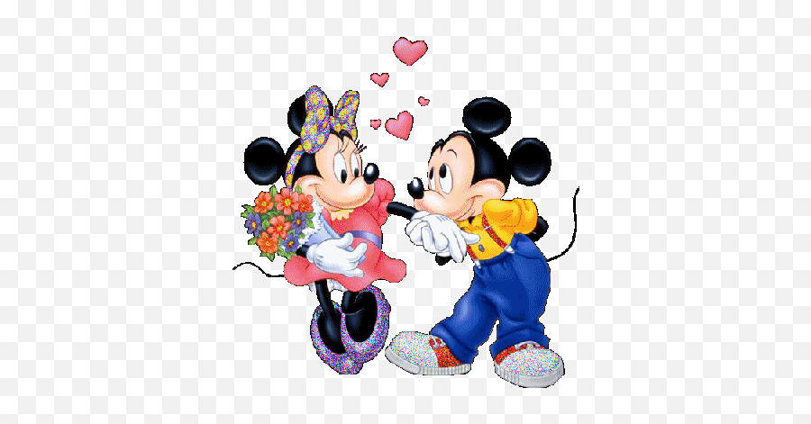 Mickey Mouse Pretty Animated Pictures Beautiful - Gifs Minnie E Mickey Emoji,Emoticon Brujo