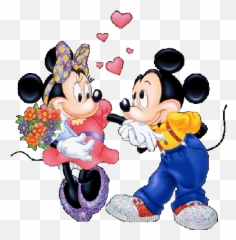 Mickey Mouse Pretty Animated Pictures Beautiful - Gifs Minnie E Mickey Emoji,Emoticon Brujo