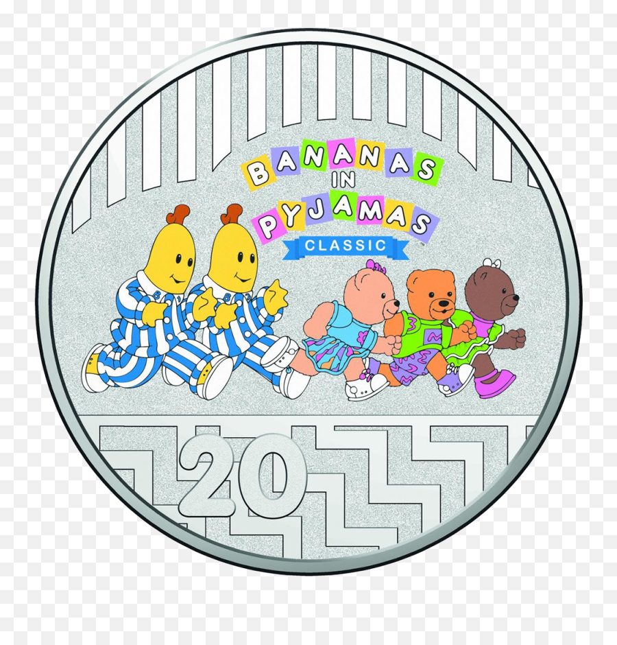 Bananas In Pyjamas Coin Clipart - Australian Coin Bananas In Pyjamas Emoji,Target Emoji Pajamas