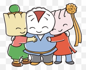 Stickers Dim Sum Warriors - Interaction Emoji,Hugging Emoji Iphone