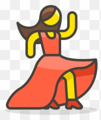 File266 - Womandancing1svg Wikimedia Commons Emoji,Coding Women Emojis