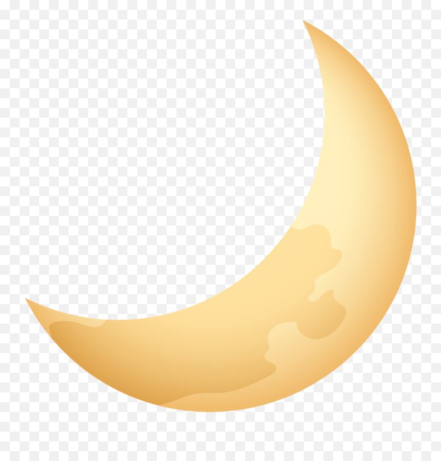 Crescent Moon - Png Crescent Moon Png Emoji,Crescent Moon And Star Emoji