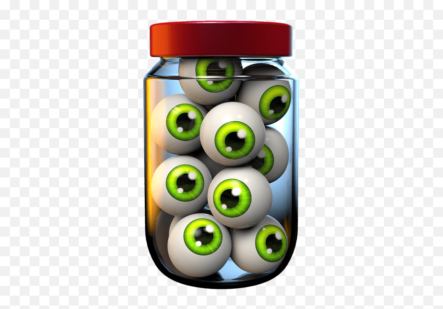 Jar Of Eyeballs Halloween Pnglib U2013 Free Png Library - Halloween Eyeballs Clipart Emoji,Eye Balls Emoji