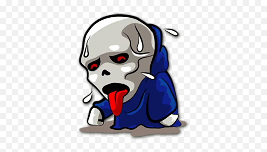 Telegram Sticker 21 From Collection Grim Reaper - Grim Reaper Sticker Shh Emoji,Grim Reaper Emoji