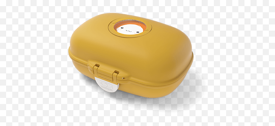 Monbento Mb Gram Moutarde The Snack Box - Mb Gram Emoji,Emoji Backpack With Lunchbox