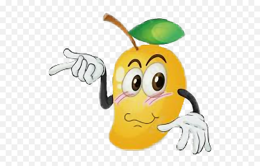 Mango Sticker - Happy Emoji,Mango Emoticon