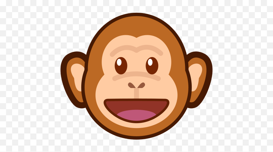 Monkey Face - Monkey Face Open Mouth Emoji,Monkey Face Emoji