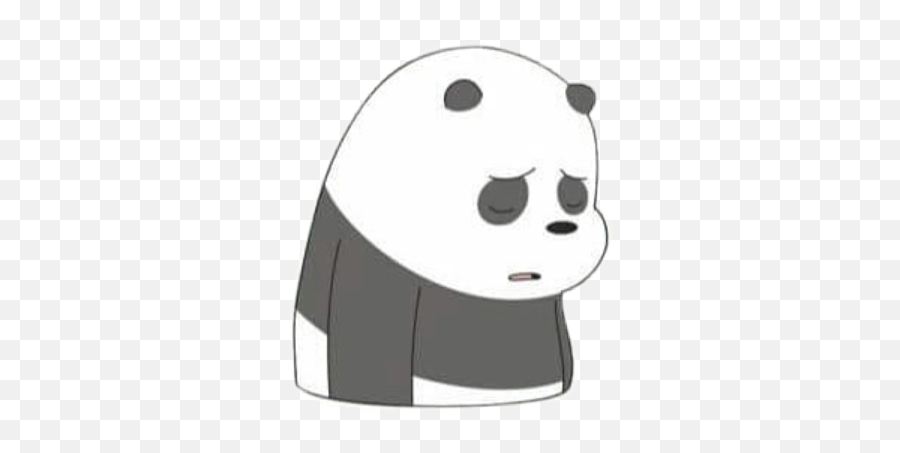 Sadpanda Sad Panda Sticker - Sad Panda Sticker Emoji,Sad Panda Emoji
