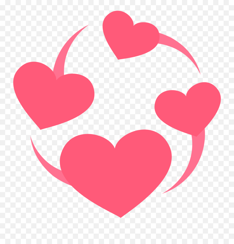 Github Emoji - Revolving Heart Emoji Silhouette,Wow Emojis