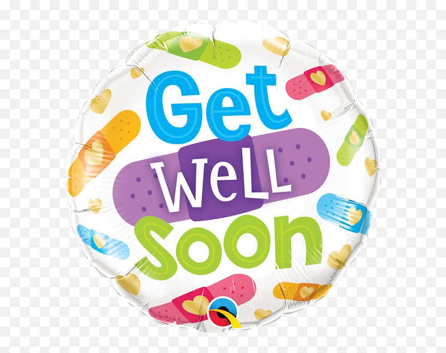 Get Well Soon Bandages Foil Balloon - Get Well Soon To A Guy Emoji,Emojis Balloons