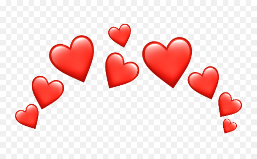 Red Heart Emoji - Red Heart Crown Transparent,Whatsapp Emoji